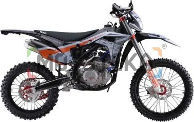 Мотоцикл кроссовый / эндуро BSE (БСЕ) Z8 300e 21/18 Grey Orange Black 2