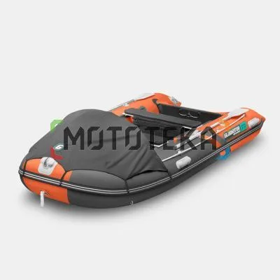 Лодка ПВХ GLADIATOR (Гладиатор) C 370 AL оранжевый/темно серый