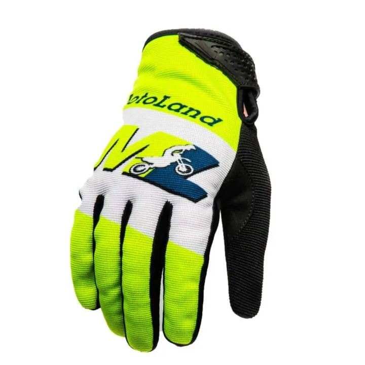 Мотоперчатки MotoLand (Мотолэнд) мото Racing Team / GREEN (L) мотокросс