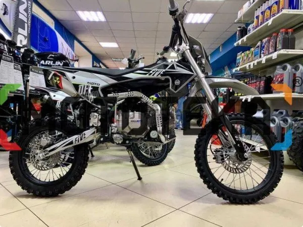 Питбайк Regulmoto (Регулмото) FIVE EA (полуавтомат КПП) серый/чёрный | Мототека