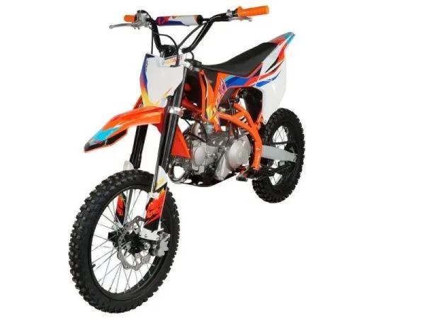 Питбайк ATAKI (Атаки) PRIME 125 17/14 (механ. сцепл.. эл. стартер 2023 г.) (заводская упаковка. 1560012-789-3452) | Мототека