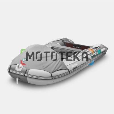 Лодка ПВХ GLADIATOR (Гладиатор) C 370 AL светло-серый/тёмно-серый