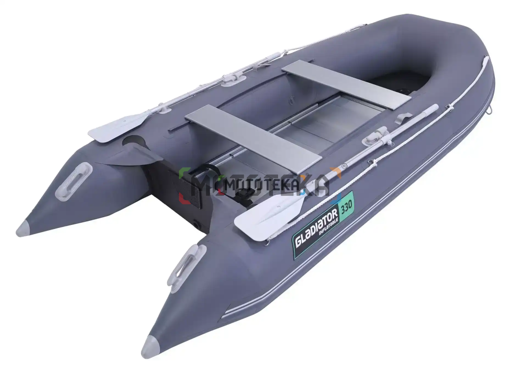 Лодка ПВХ GLADIATOR (Гладиатор) B 330 AL тёмно-серый