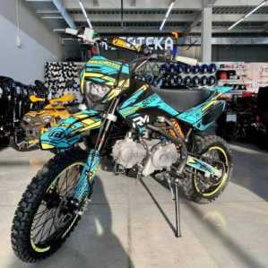 Питбайк Regulmoto (Регулмото) SEVEN 49cc (125) чёрный/жёлтый/синий