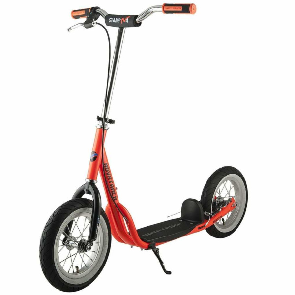 Самокат Novatrack (Новатрак) STAMP N4, оранжевый