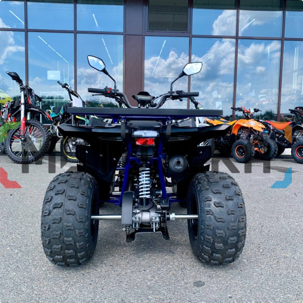Квадроцикл детский Мотомир ATV Hammer 125 (серия 3) CAST WHEELS чёрный/синий (машинокомплект) | Мототека Квадроцикл детский Мотомир ATV Hammer 125 (серия 3) CAST WHEELS чёрный/синий (машинокомплект) | Мототека