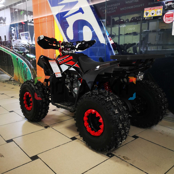 Квадроцикл детский Мотомир ATV Sporty красный/чёрный (машинокомплект) | Мототека Квадроцикл детский Мотомир ATV Sporty красный/чёрный (машинокомплект) | Мототека